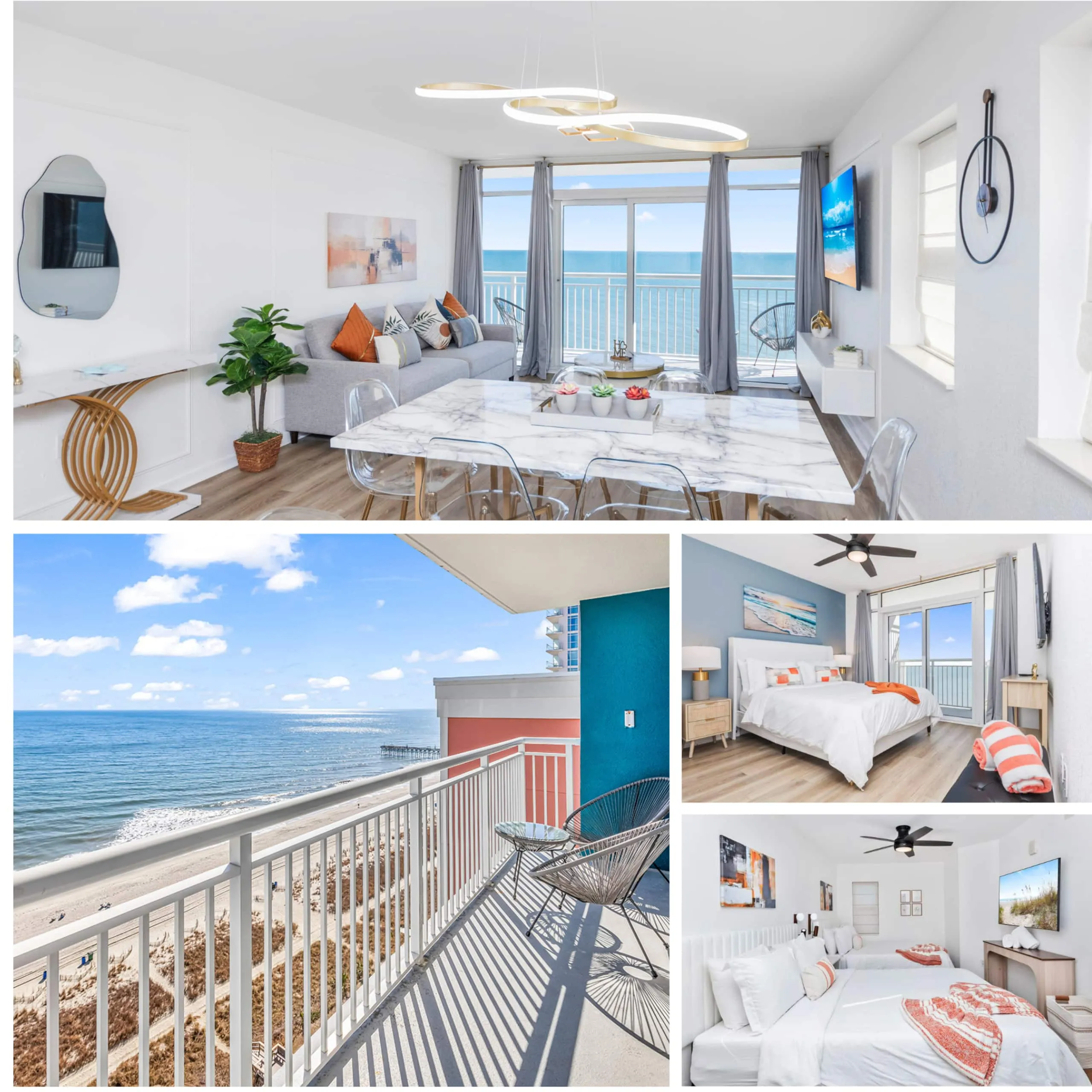 Oceanfront Penthouse 14F · Sleep 8 Walk2 Boardwalk — Myrtle Beach, SC